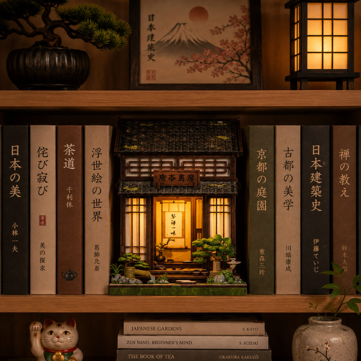 Japanese Tea House Book Nook