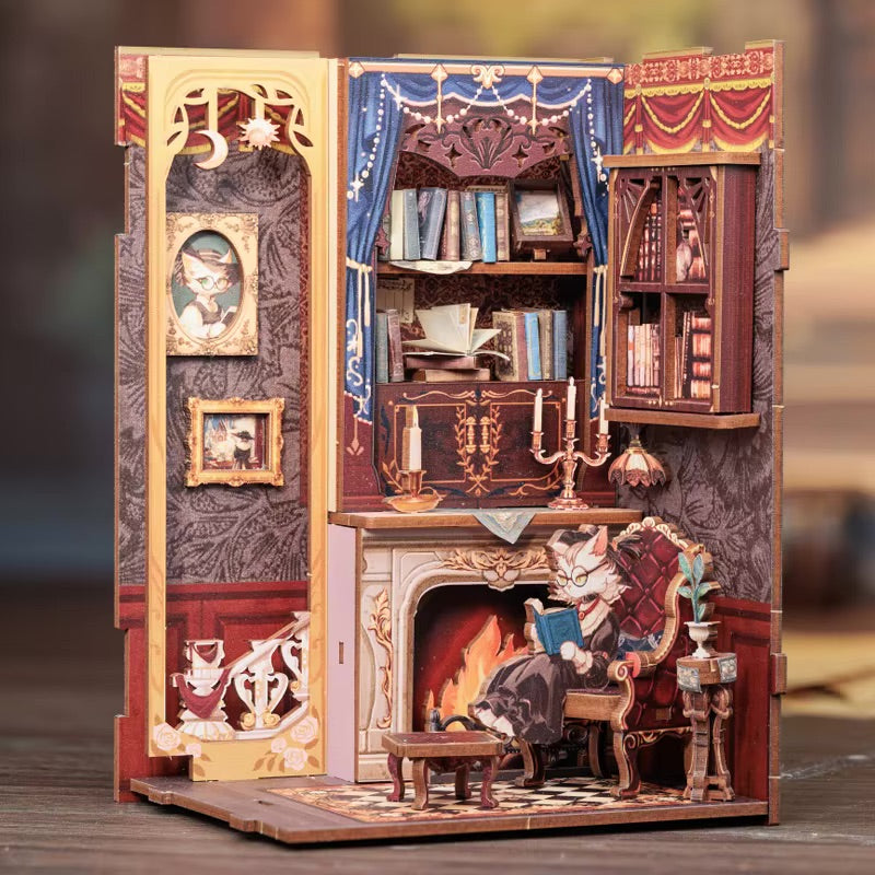 Count Cat's Study Book Nook