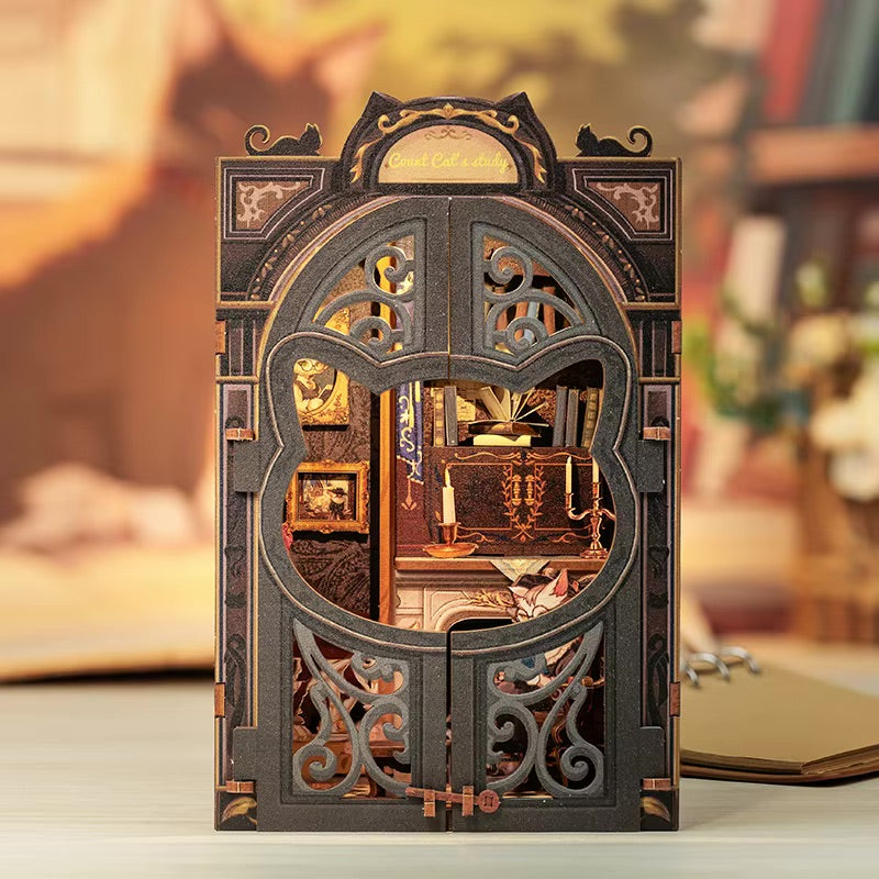 Count Cat's Study Book Nook
