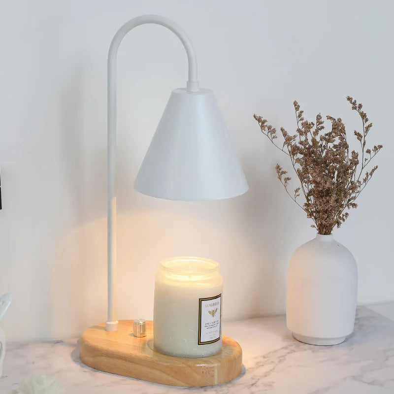 Lampe chauffe-bougie Aura - Blanc