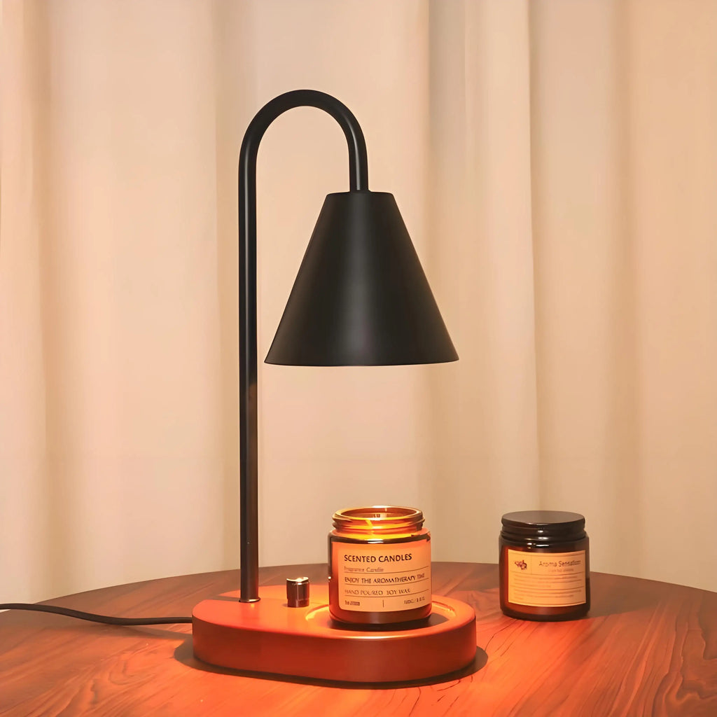 Aura Kerzenwärmer-Lampe – Schwarz