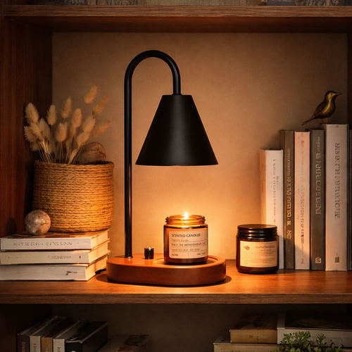 Aura Candle Warmer Lamp- Black